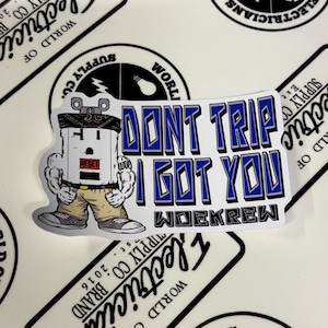 Electricians sticker ( gfi outlet     )