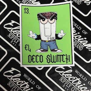 Electrician sticker
