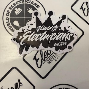 Adesivo per elettricisti 4&quot;