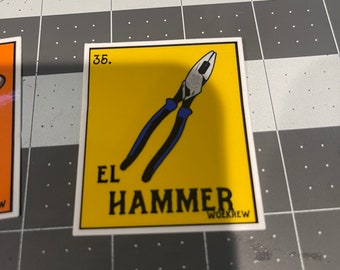 Hard hat Sticker  2.5” (laminated)