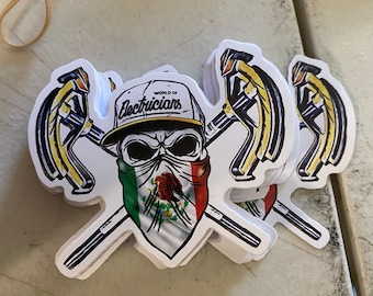 Hardhat Sticker 2.75” Mex
