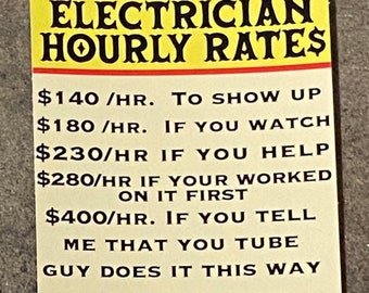 W.O.E Electricians Rate