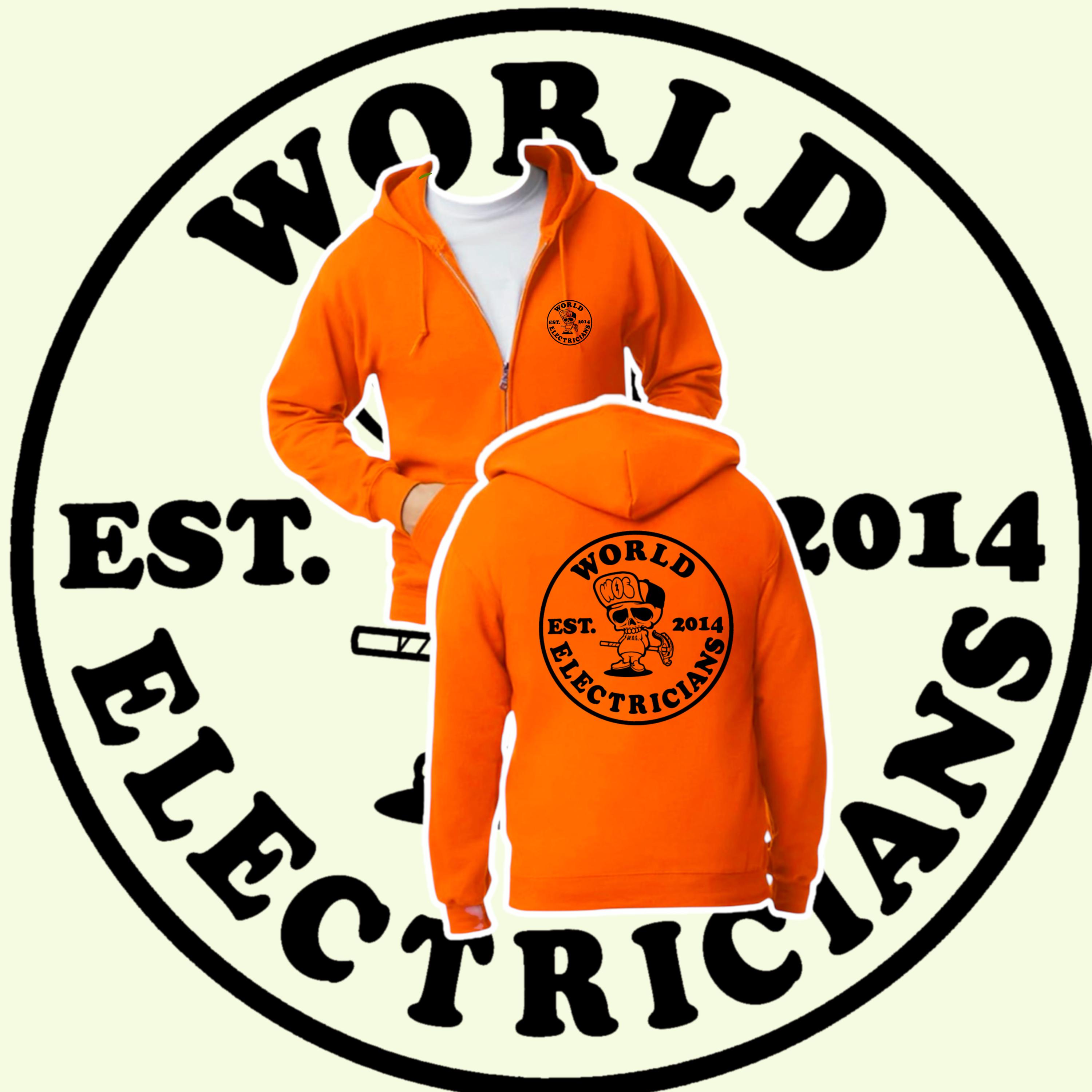 Electricians ( Zipper ) Hiviz Orange - Etsy