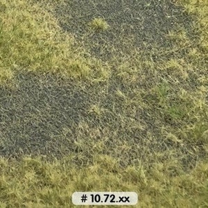 grazing grass with Autumn soil – low grass 18.5 x 28 cm about queues:10.72 diorama, Scale Models, model scene, Miniature, Landscape