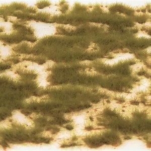Grass Tufts 4-6 mm Khaki green Professional irregular and truthful shape