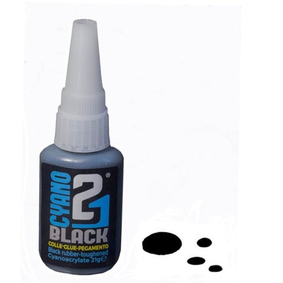 Colle21 Super Glue 21gr BLACK black Cyanoacrylate With Precision Nozzle 