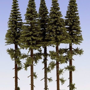 Spruce with trunk 5 shafts 200 mm height for diorama or plastic cribs SK200