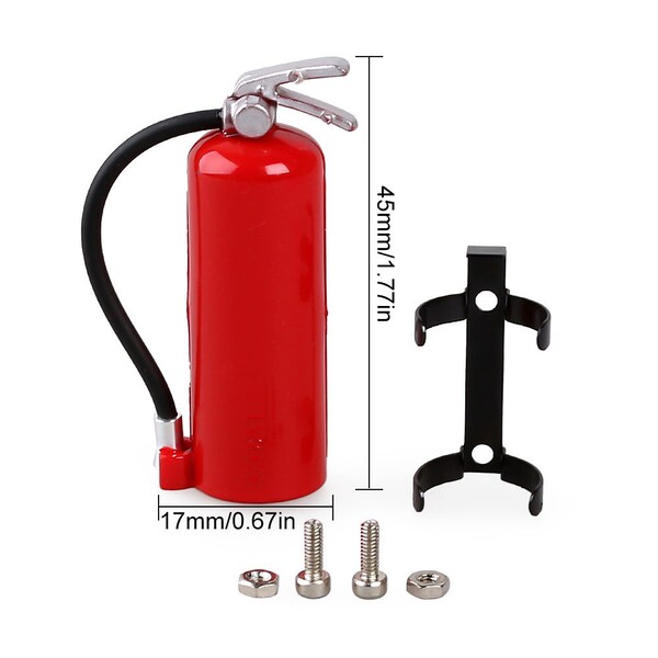 miniature fire extinguishers approximately 1-12 or 1:10 scale