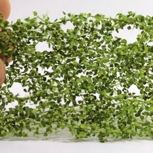 Può includere: Un foglio di fogliame verde per modellismo ferroviario o altre scene in miniatura. Il fogliame è realizzato con un materiale fine e testurizzato ed è progettato per assomigliare a un cespuglio denso e frondoso.