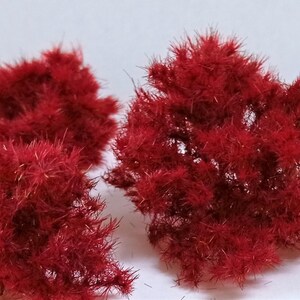 WarHammerGreen Bushes 2/4 cm approx red diorama, Scale Models, model scene, Miniature, Landscape