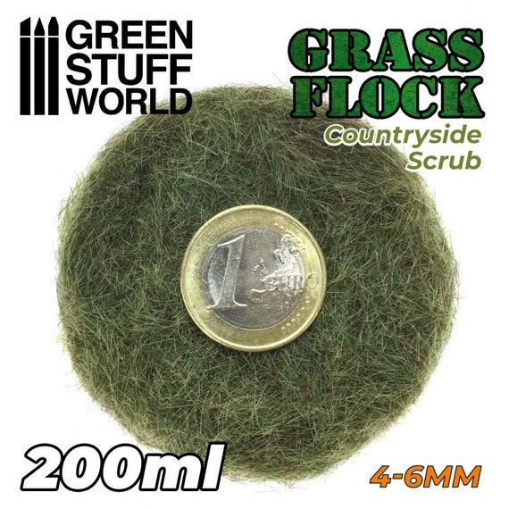 Static Grass Flock 4-6mm COUNTRYSIDE SCRUB 200 Ml 06586ES 11158 