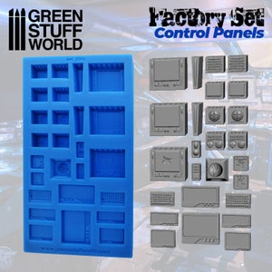 Silicone Molds - Control Panels 2092 1/35