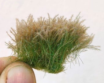 27mm tall - 22 new tufts of wild grass dip38314