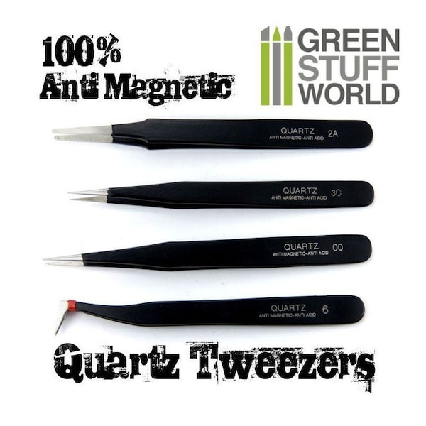 QUARZO tweezers 100% antimagnetic SET 564ES   1156