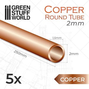 Copper tube 5x round 2 mm 5480ES 11048