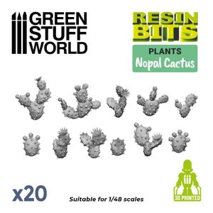 3D Printed Set – Nopal Cactus 11122ES – 11612