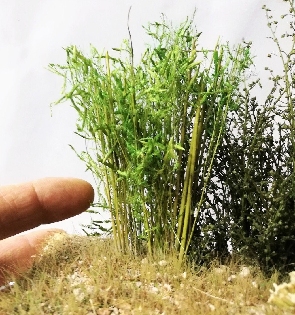 How to make easy tall grass bushes Diorama 