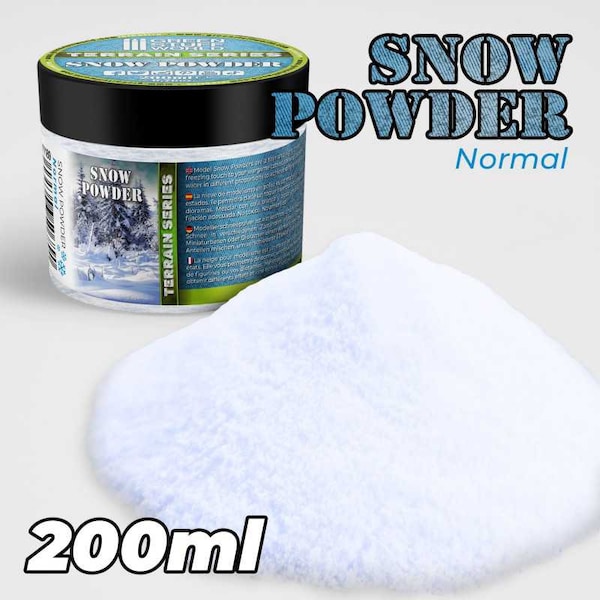 Realistic snow powder for model making - 11189