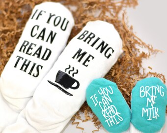 matching mum and baby socks