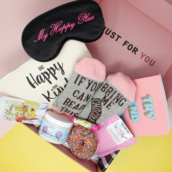 JUST FOR YOU Gift Box for Women Special Birthday Gift Basket Box for Her  Gifts for Moms Mothers Day Gifts 