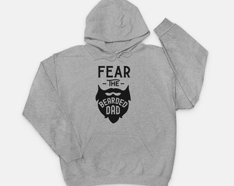 Fear the Bearded Dad - Unisex Hooded Sweatshirt
