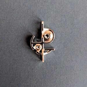 Pluto and Charon Pendant • Made to Order Unisex Jewelry • Available in Brass, Bronze, Silver, or Steel • 18&quot; Silicone Cord Included