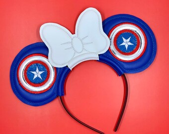 Captain America Ears - Etsy Australia