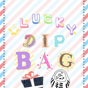 Acessórios de joias mistura funky Lucky dip surpresa feliz mistério bolsa