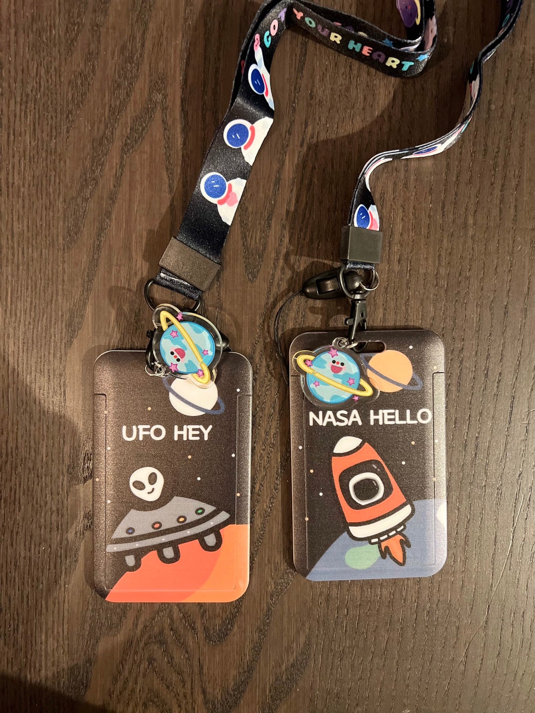 Ufo Quirky Alien Spaceship Space Rocket ID Card Bank Card - Etsy