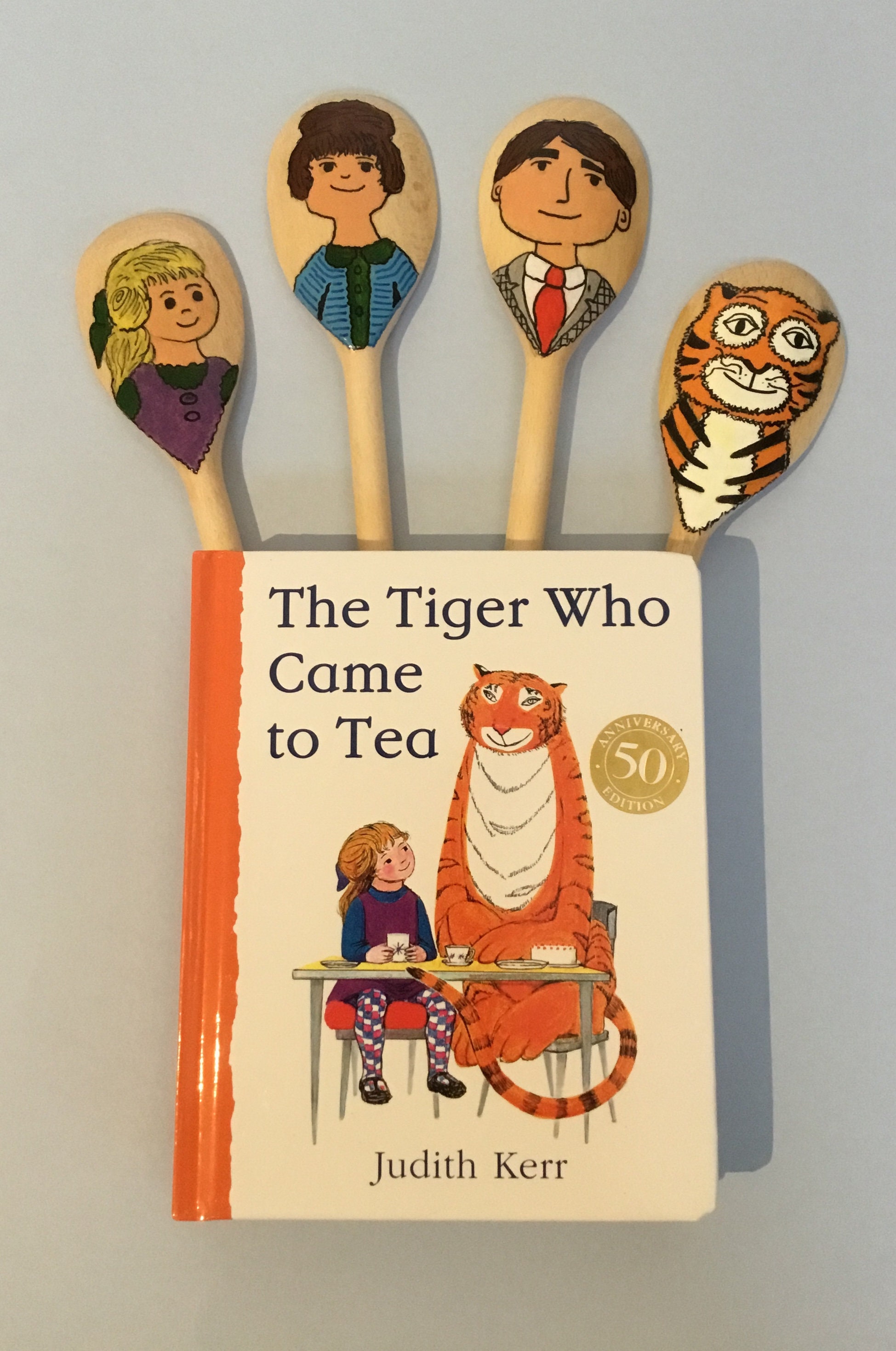 The Tiger Came To Tea Story Sack Etsy