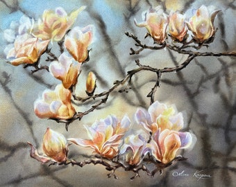 Branch of magnolia