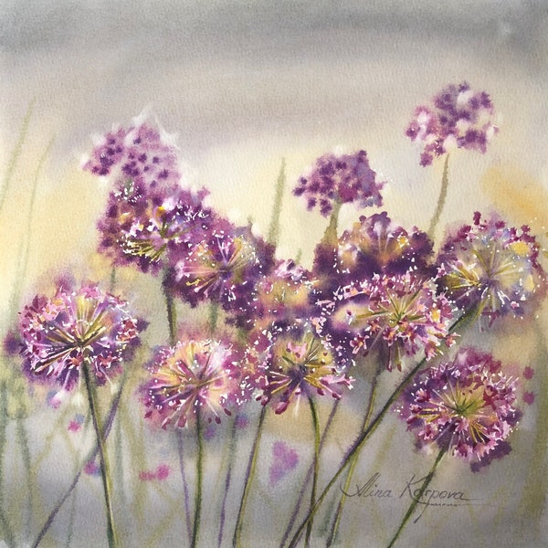 Flowers and Onions Etsy