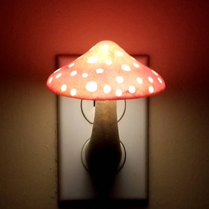 Magical Mushroom Night Light Toadstool image 5