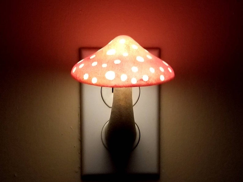 Magical Mushroom Night Light Toadstool image 5