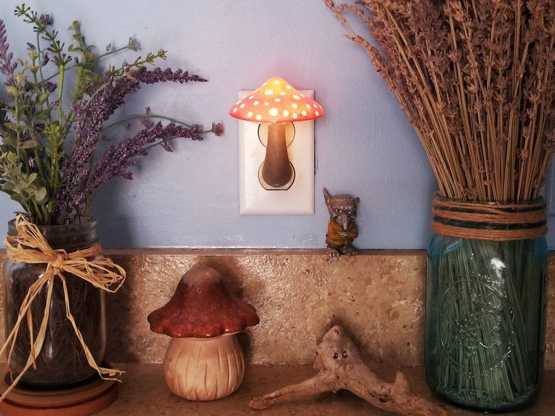 Magical Mushroom Night Light Toadstool image 8