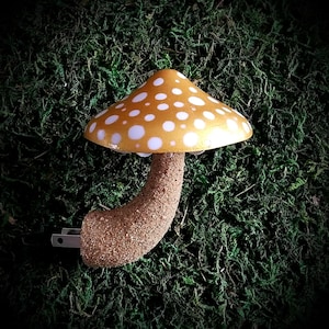 Magical Mushroom Night Light - Gold