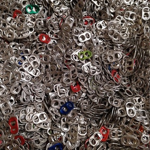 10,000+ ALUMINUM POP TOPS / Pop Tabs / Pull Tabs From Beer & Soda Cans