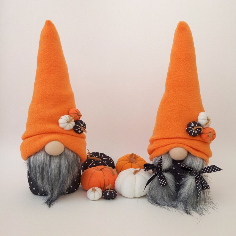 Thanksgiving Gnomes With 6 Pumpkins Fall Gnome Stuffed Gnome | Etsy