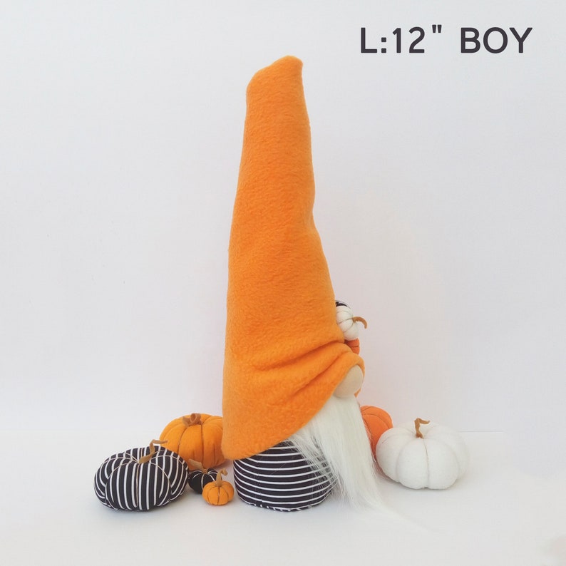 Halloween Gnome Fall Gnomes Pumpkin Gnome Stuffed Gnome Dolls Etsy