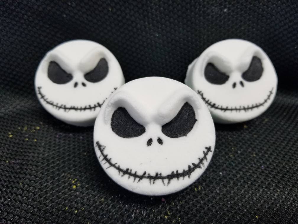 Jack   bath bomb- Nightmare Before - Halloween bath bomb - horror