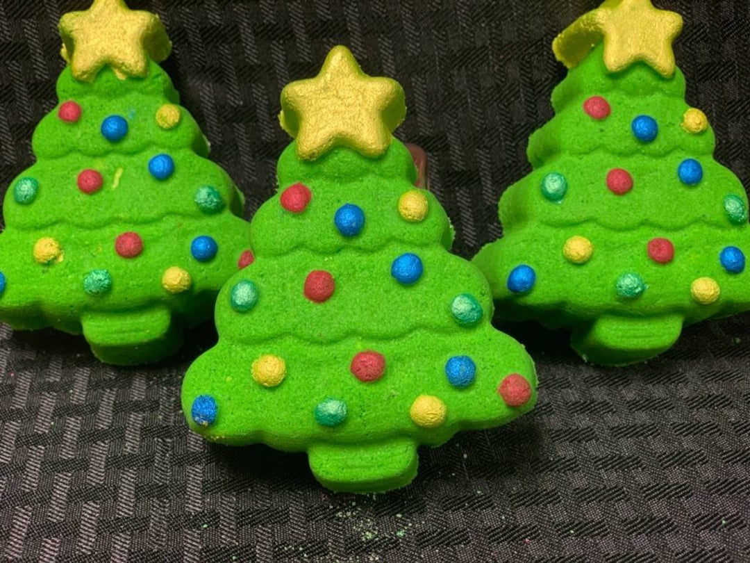 Christmas Tree Bath Bomb Christmas Christmas Movie Etsy