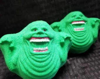 Slimer - Ghost themed movie bath bomb