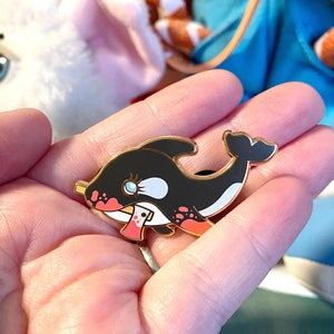 Killer Whale Hard Enamel Pin