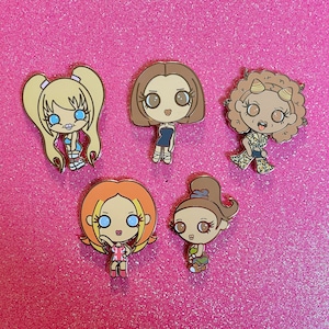 Girl Gang Gold Hard Emaille Pins