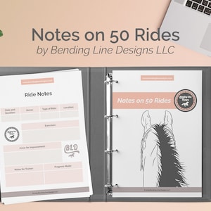 Notizen zu 50 Ausritten, Journal Ergänzung, Digitales Journal, Reitertagebuch, Pferdetagebuch, Reittagebuch