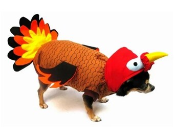 turkey dog sweater