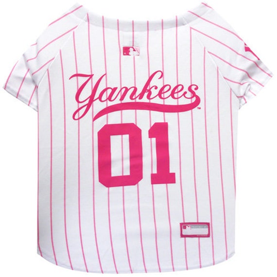Officially Licensed MLB New York Yankees Pink Baseball Jersey Etsy