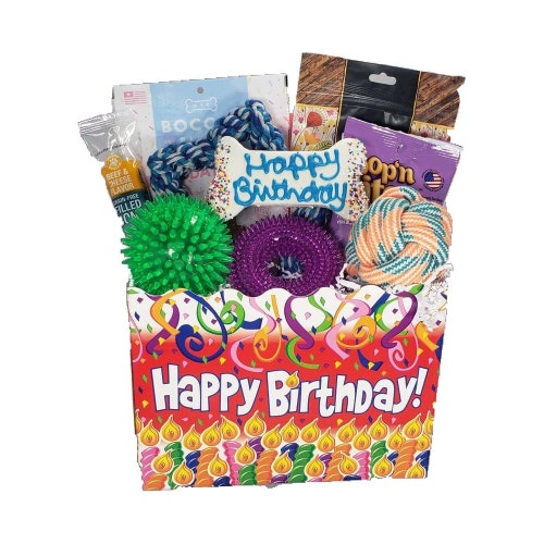 Dog Gift Box Dog Birthday Girl Dog Birthday Box Dog Etsy