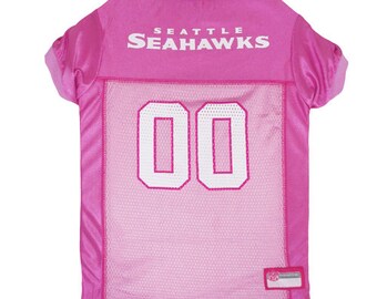 pink youth seahawks jersey