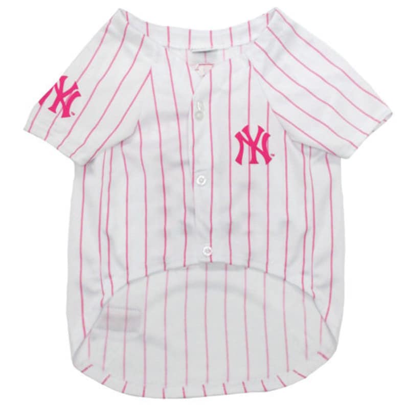 Officially Licensed MLB New York Yankees Pink Baseball Jersey Etsy